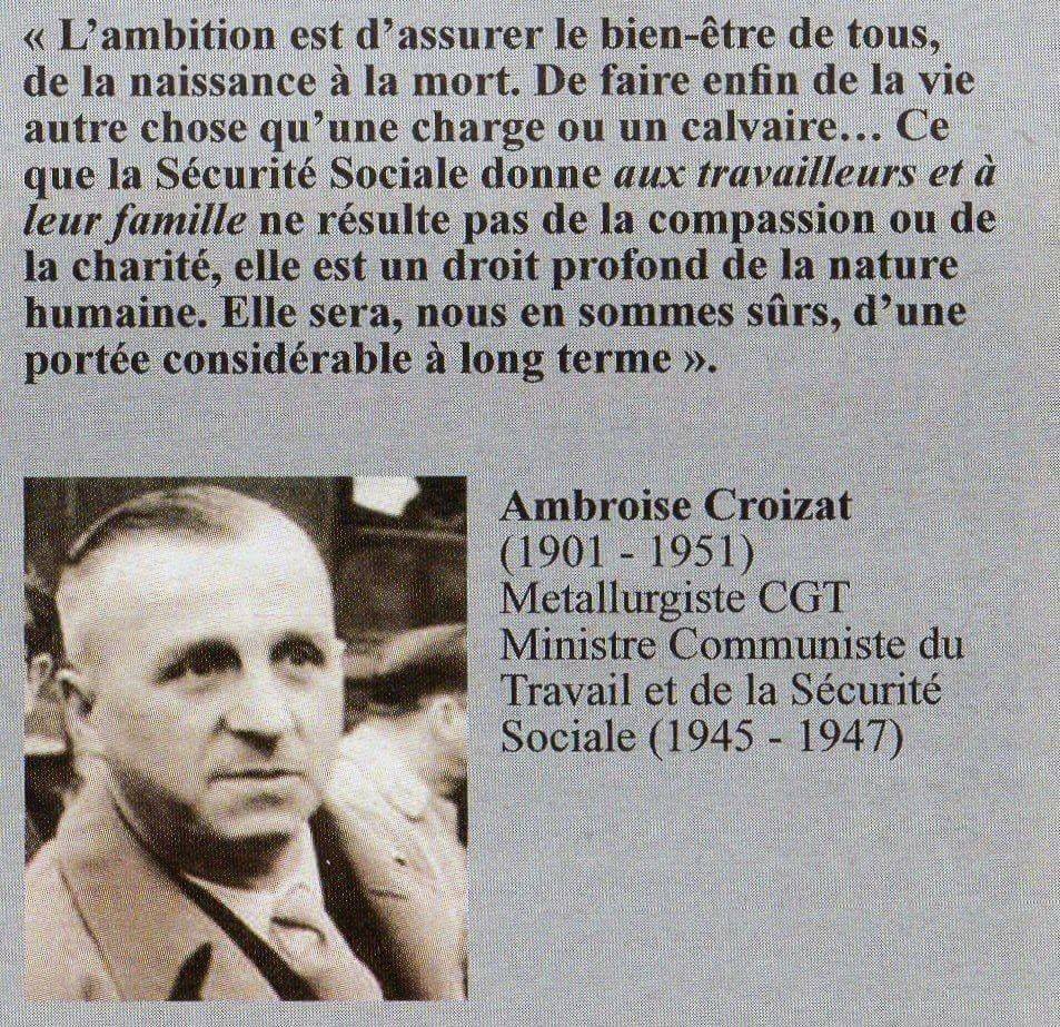 La Secu En Danger Fin De La Cotisation Sociale Mort De La Securite Sociale Par Michel Etievent Historien Biographe D Ambroise Croizat Le Blog Politique De Gaston